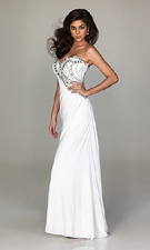 Allure 481 White Dress
