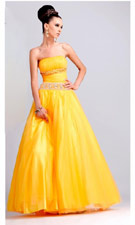 Blush 9003 Yellow Dress