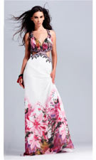 Blush 9016 White Blossom Dress