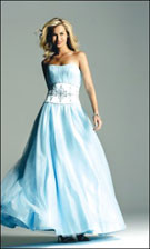 Faviana 6130 Ice Blue Dress