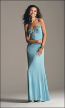 Faviana 6140 Sky Blue Dress