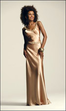 Faviana 6142 Gold Dress