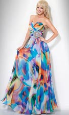 Jovani 7216 Print Dress