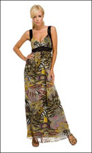 Kitty 4758 Jungle Print Dress