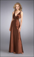 La Femme 13362 Brown Dress