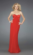 La Femme 14589 Red Dress