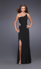 La Femme 14851 Black Dress