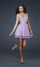 La Femme 16813 Lavender Dress