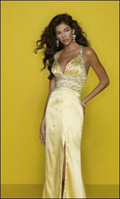 Mori Lee 7260 Gold Dress