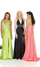 Mori Lee 8518 Green/Black/Pink Dress