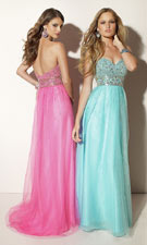 Mori Lee 91029 Blue/Pink Dress
