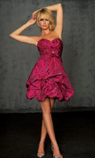 Night Moves 6012 Fuchsia Dress
