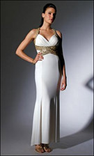 Niki 16208 Ivory Dress