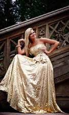 Sherri Hill 4007 Gold Dress