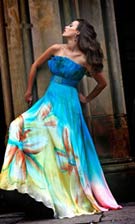 Sherri Hill 4010 Turquoise Dress