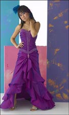 Tiffany 6671 Purple Dress