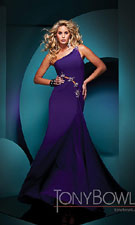 Tony Bowls 111705 Purple Dress