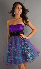 XO 2568TU11 Purple Dress