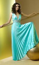 Beaded mint dress