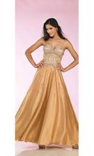 Mauri Simone gold dress