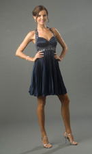 Blondie Nites 159201 Navy Dress