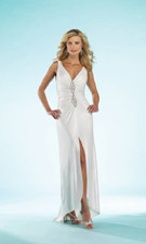 Dave & Johnny 4240 Silver Dress