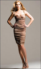 Faviana 6200 Latte Dress