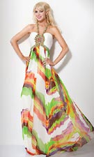 Jovani 7226 White/Multi Dress