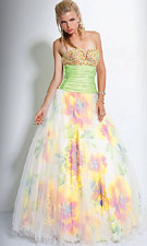 Jovani 7585 Print Dress