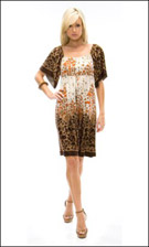 Kitty 4609 Brown Dress