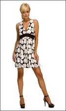 Kitty 4769 Black and White Dress