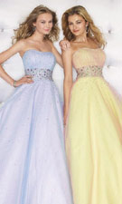 Mori Lee 8101 Blue/Yellow Dress