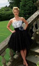 Night Moves 6076 Black/White Dress