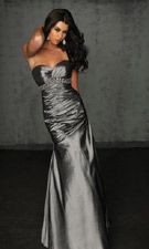 Night Moves 6082 Charcoal Dress