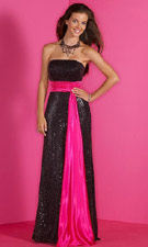 Studio 17 1291026 Black/Fuchsia Dress